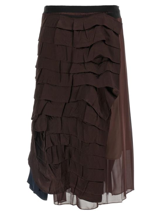 26SS 프라다 롱 스커트 P149IGSOOO19QZF0008 Black - PRADA