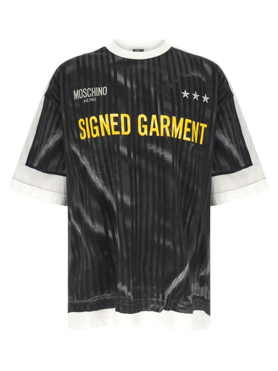 26SS 모스키노 반팔 티셔츠 A070102412888 Black