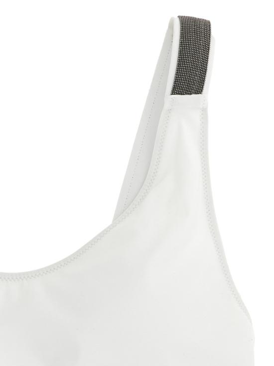 26SS 브루넬로 쿠치넬리 프레셔스 디테일 테크노 저지 베딩 수트 ML902VS699C001 White - BRUNELLO CUCINELLI