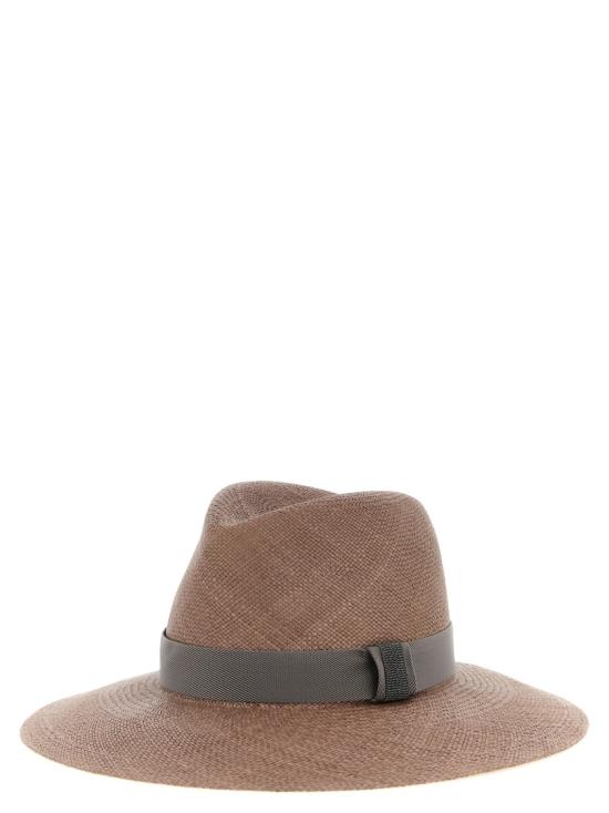 26SS 브루넬로 쿠치넬리 모자 MCAP90019CUN68 Brown - BRUNELLO CUCINELLI