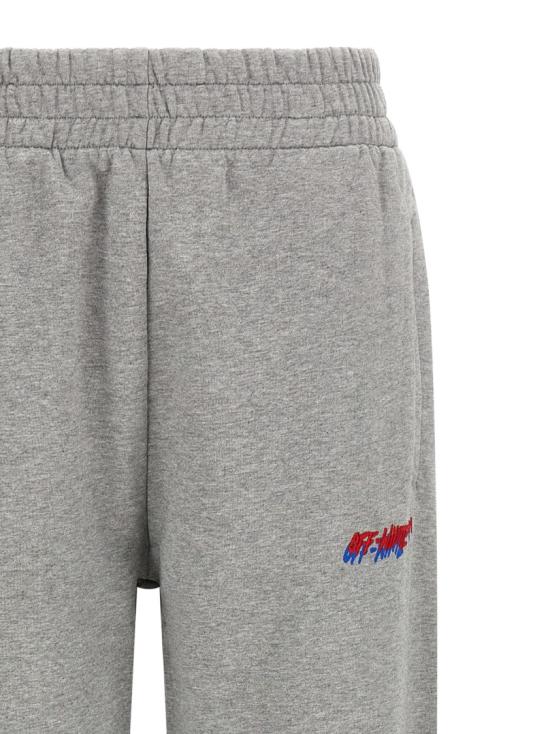 26SS 오프화이트 트레이닝/조거 팬츠 OWCH006S26FLE00105270527 Grey - OFF WHITE