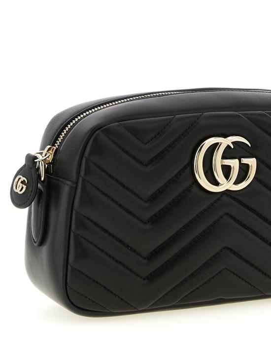 26SS 구찌 GG 마몽 스몰 카메라 백 855273AAFXD1000 Black - GUCCI