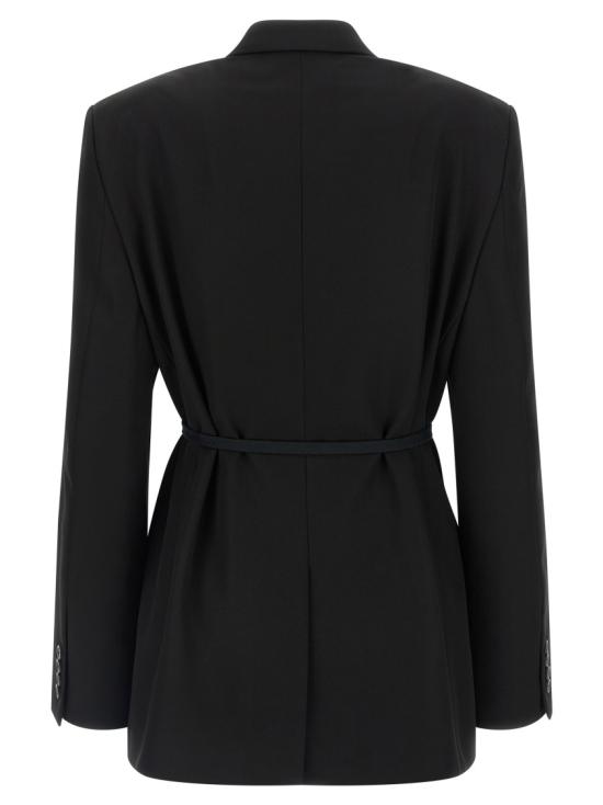 26SS 발렌시아가 랩 테일러드 재킷 857365TNT391000 Black - BALENCIAGA