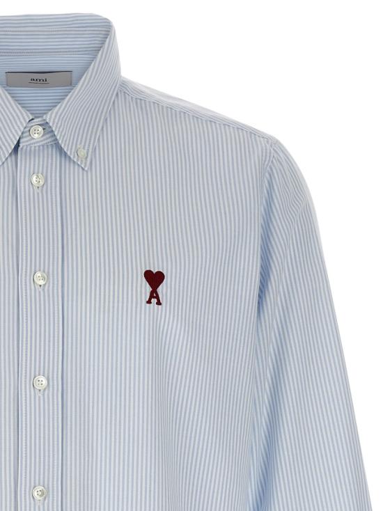 26SS 아미 ADC버튼 다운 셔츠 BFUSH063CO0087475 Grey - AMI