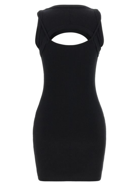 26SS 오프화이트 숏 원피스 OWDB496C99JER00110011001 Black - OFF WHITE