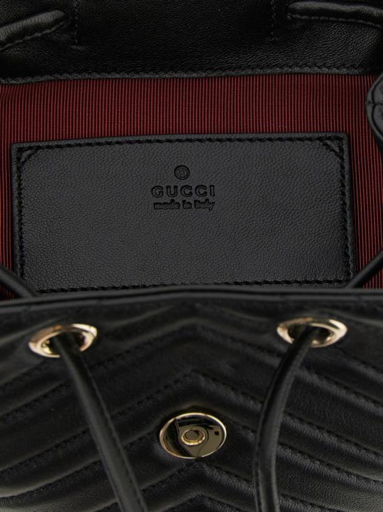 26SS 구찌 GG 마몽 미니 백팩 855921AAFXD1000 Black - GUCCI