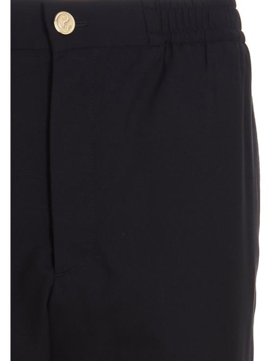 26SS 톰브라운 플레인 위브 4바 트랙 팬츠 MTT030A06146415 Black - THOM BROWNE