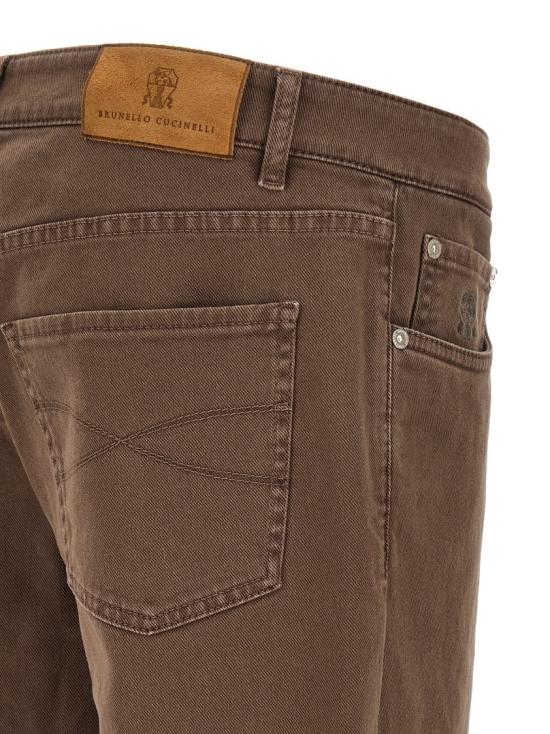 26SS 브루넬로 쿠치넬리 라이트웨이트 데님 팬츠 M277PD3210C7503 Grey - BRUNELLO CUCINELLI