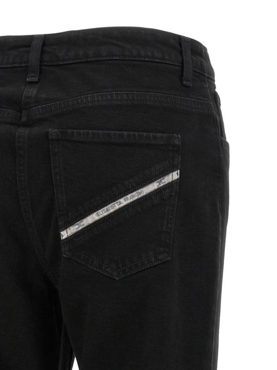 26SS 엘리자베타프랜치 데님 PJ29I61E2110 Black - ELISABETTA FRANCHI
