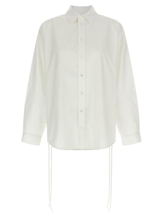 26SS 발렌시아가 레이스 업 셔츠 857835TRM289000 White