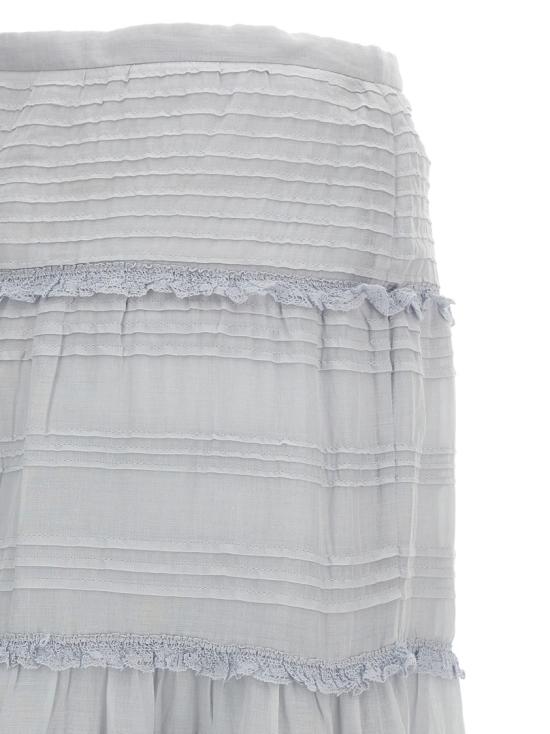 26SS 이자벨마랑에뚜왈 파올리네 스커트 JU0446FAD1J05E30LU White - ISABEL MARANT ETOILE