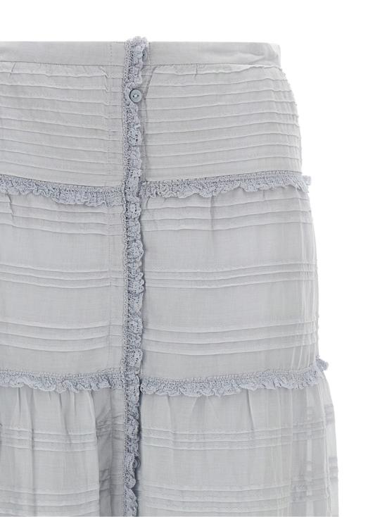 26SS 이자벨마랑에뚜왈 파올리네 스커트 JU0446FAD1J05E30LU White - ISABEL MARANT ETOILE