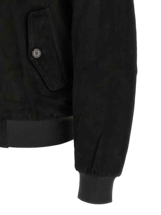 26SS 바라쿠타 G9 레귤러핏 스웨이드 자켓 BRCPS0939UT2623100 Black - BARACUTA