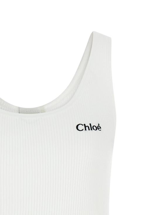 26SS 끌로에 탑 CH25SJH12180101 White - CHLOE