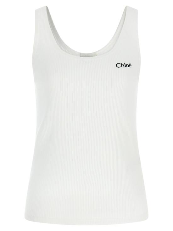 26SS 끌로에 탑 CH25SJH12180101 White