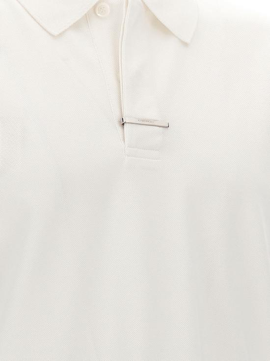 25FW 지방시 폴로 티셔츠 BM71H13YE1100 White - GIVENCHY