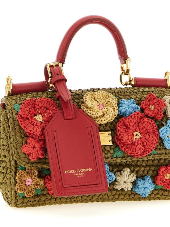 26SS 돌체앤가바나 My sicily raffia crochet 핸드백 BB7864BZ3508B645 Red - DOLCE & GABBANA
