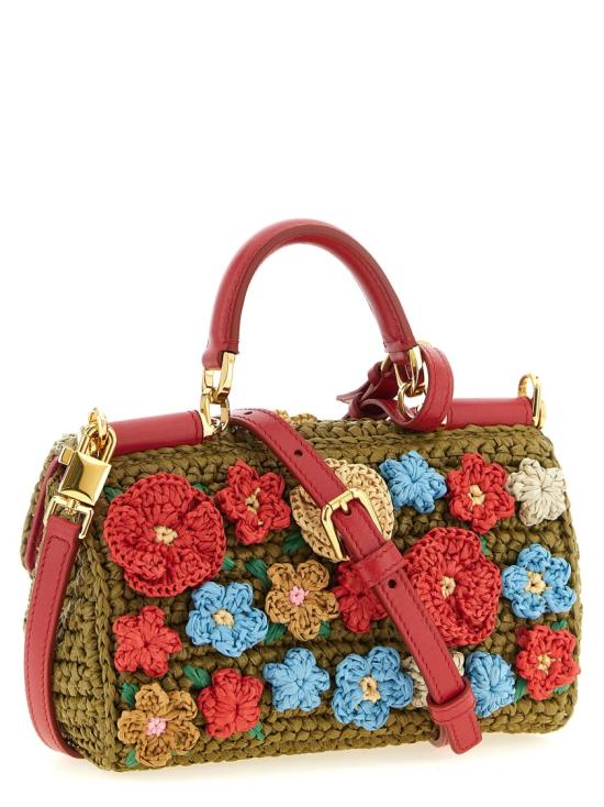 26SS 돌체앤가바나 My sicily raffia crochet 핸드백 BB7864BZ3508B645 Red - DOLCE & GABBANA
