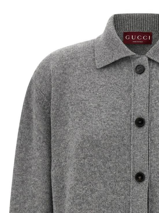 26FW 구찌 니트웨어 848257XKE921084 Grey - GUCCI