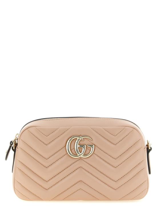 26SS 구찌 GG 마몽 스몰 카메라 백 855273AAFXD5703 Neutrals