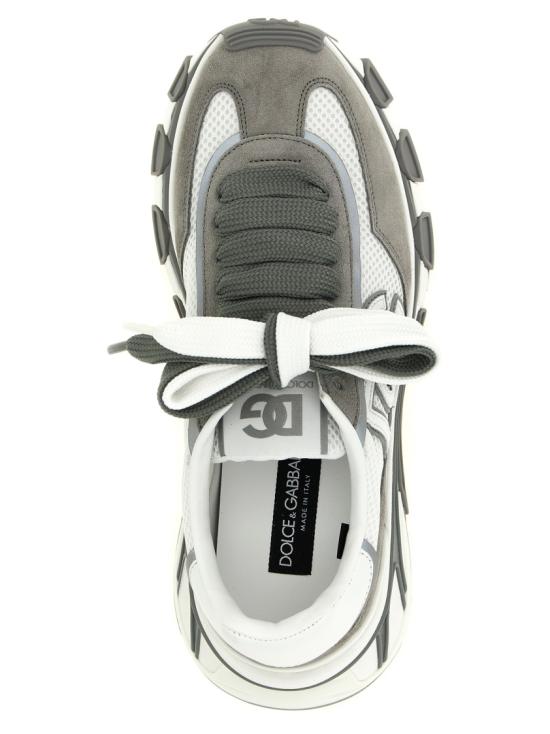 26SS 돌체앤가바나 DG 컨트리 로드 나일론 앤 레더 스니커즈 CS2403A02088B932 White - DOLCE & GABBANA