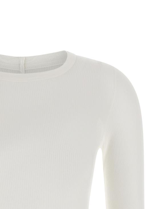 26SS 릭 오웬스 긴팔 티셔츠 RP01F6202RC11 White - RICK OWENS