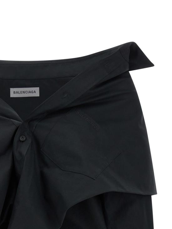 26SS 발렌시아가 긴팔 티셔츠 872123TUM201000 Black - BALENCIAGA