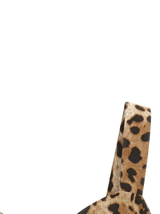 26SS 돌체앤가바나 레오파드 프린트 포플린 탑 F74H5THS5E3HY13M Brown - DOLCE & GABBANA