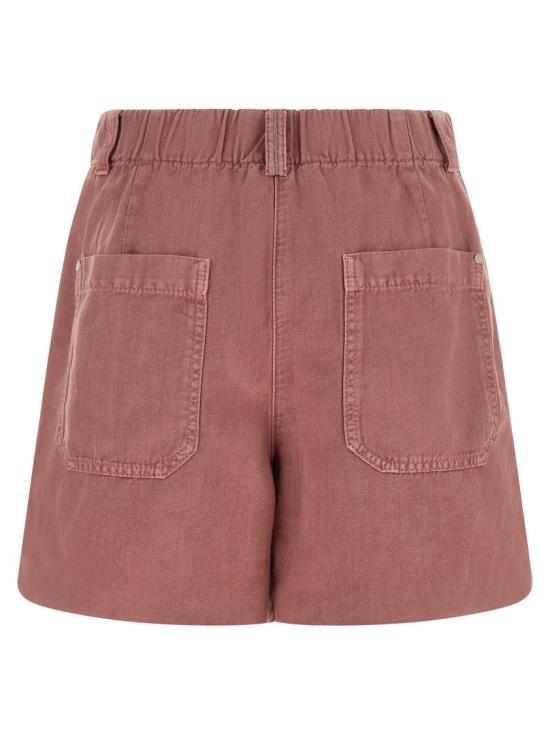 26SS 브루넬로 쿠치넬리 숏팬츠 ML996P5761C9399 Pink - BRUNELLO CUCINELLI