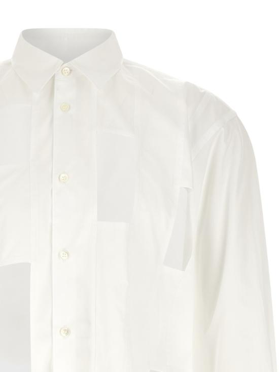 26SS 꼼데가르송 긴팔 셔츠 PQB0152 White - COMME DES GARCONS