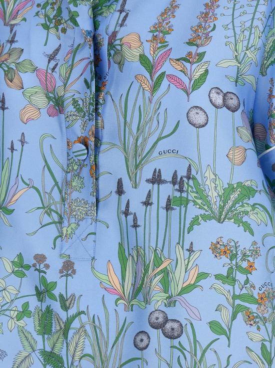 26SS 구찌 셔츠 855618ZAULE4340 Blue - GUCCI