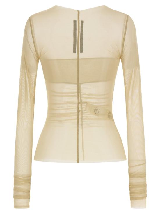 26SS 릭 오웬스 긴팔 티셔츠 RO01F6274TUSRJA138 Neutrals - RICK OWENS