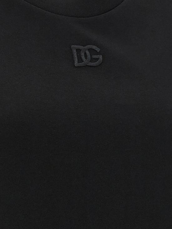 26SS 돌체앤가바나 스카프 저지 티셔츠 F8W29ZGDDO7N0000 Black - DOLCE & GABBANA