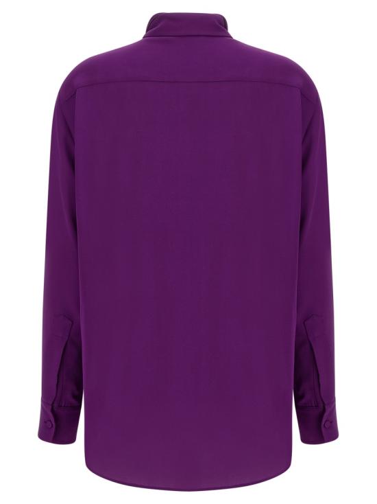 26SS 발렌시아가 블라우스 872329TUN135210 Black - BALENCIAGA