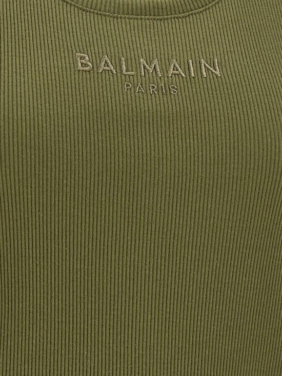 26SS 발망 탑 GF0EB075BD10UIY Green - BALMAIN