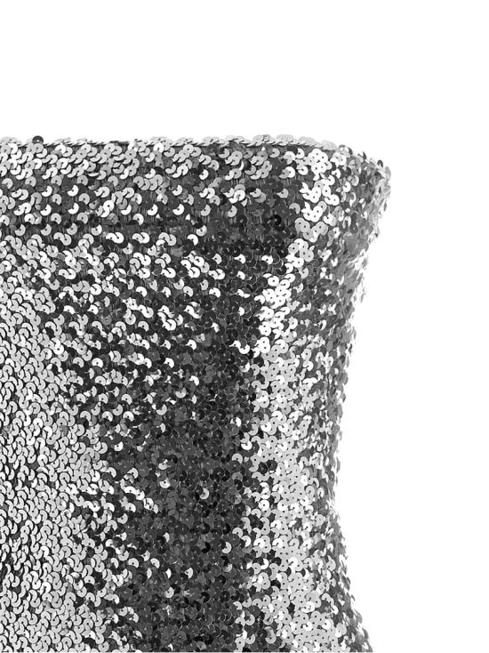 26SS 구찌 자수 시퀸 엘라스틱 드레스 860518ZZZAA1700 Grey - GUCCI