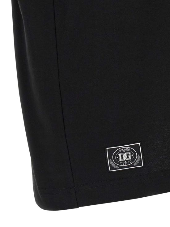 26FW 돌체앤가바나 반팔 티셔츠 G8PN9ZG7PIXN0000 Black - DOLCE & GABBANA