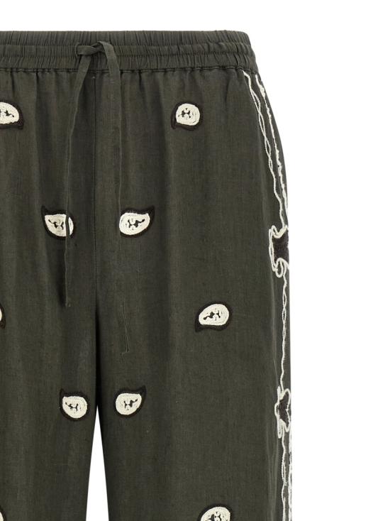 26SS 파로쉬 팔라초 팬츠 D230760RBEACH26007 Black - PAROSH