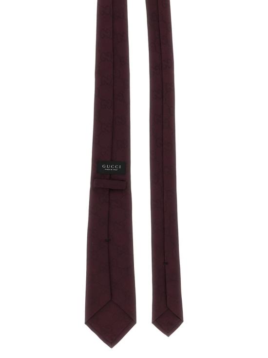 26SS 구찌 GG 실크 코튼 타이 8612994E6006100 Black - GUCCI