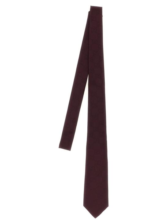 26SS 구찌 GG 실크 코튼 타이 8612994E6006100 Black