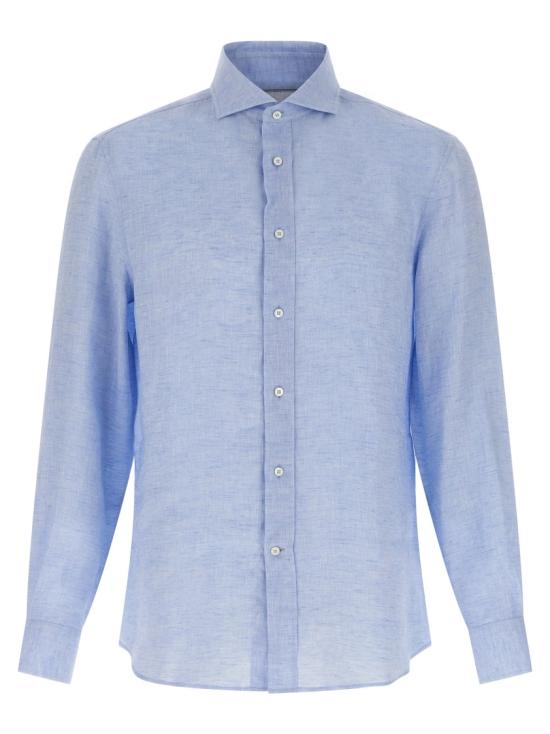 26SS 브루넬로 쿠치넬리 이지 핏 셔츠 MM6840627C105 Blue