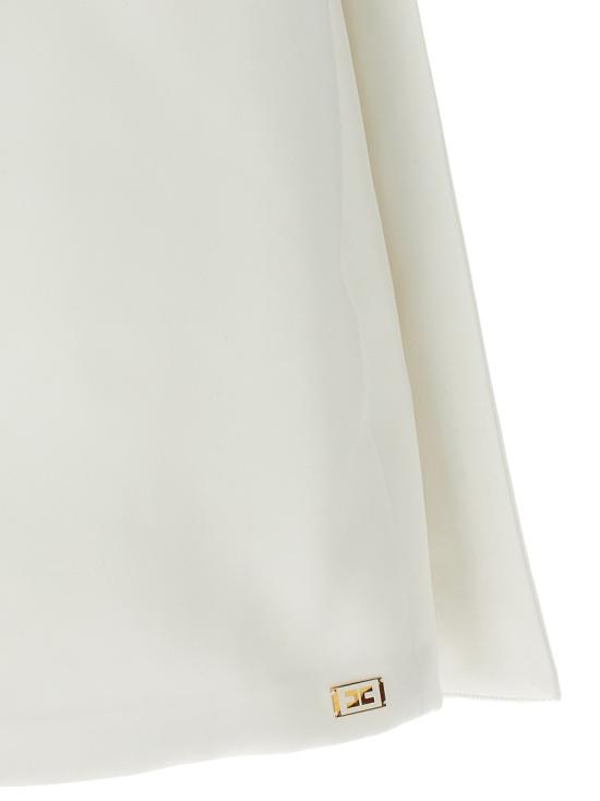 26SS 엘리자베타프랜치 숏 원피스 AB92261E2360 White - ELISABETTA FRANCHI