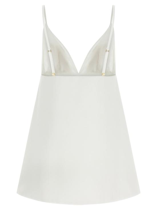 26SS 엘리자베타프랜치 숏 원피스 AB92261E2360 White - ELISABETTA FRANCHI