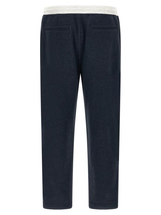 26SS 브루넬로 쿠치넬리 트레이닝/조거 팬츠 MR8313381GCD649 Black - BRUNELLO CUCINELLI