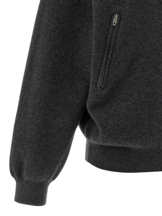 26FW 발렌시아가 백 투 프런트 하이 넥 스웨터 849931T17548519 Black - BALENCIAGA