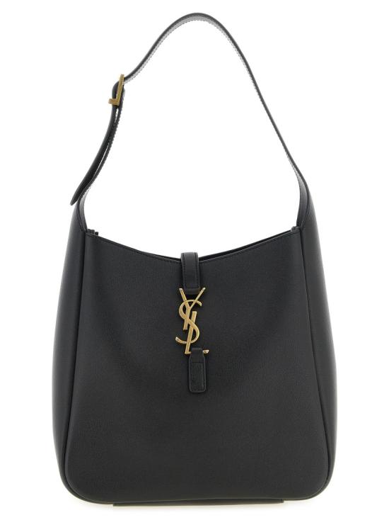 26SS 생로랑 LE 5 A 7 서플 그레인드 레더 스몰백 850533AAAUQ1000 Black