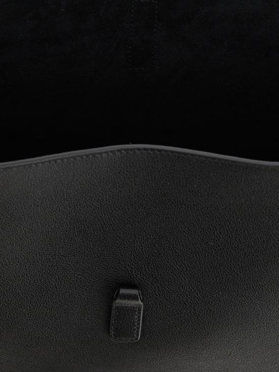 26SS 생로랑 LE 5 A 7 서플 그레인드 레더 스몰백 850533AAAUQ1000 Black - SAINT LAURENT