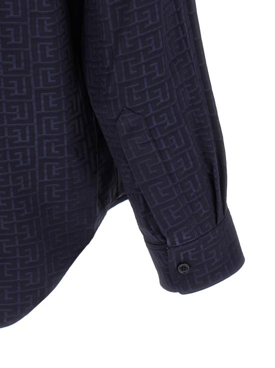 26SS 발망 긴팔 셔츠 GH1HS555VI746UB Black - BALMAIN