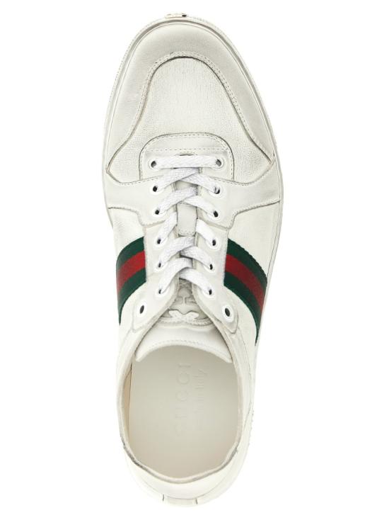 26SS 구찌 스트레치 로우 탑 스니커즈 864140AAGFF9099 White - GUCCI