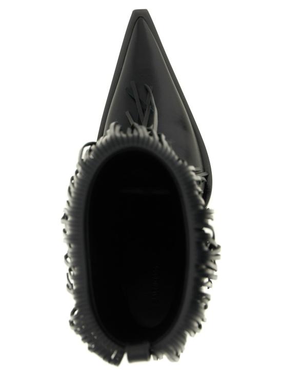 26SS 발렌시아가 애비뉴 프린지 부티 855350WBDO01000 Black - BALENCIAGA